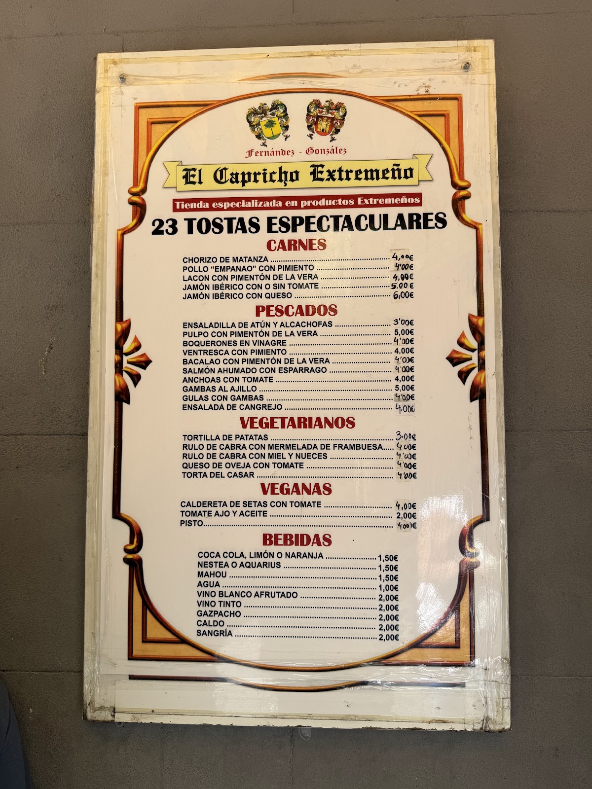 El Capricho Extremeño, Madrid