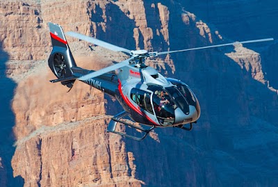 Helicopter Flight over the Strip