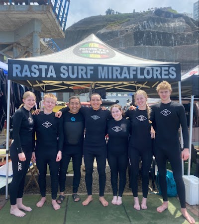 Surfing at Playa Makaha